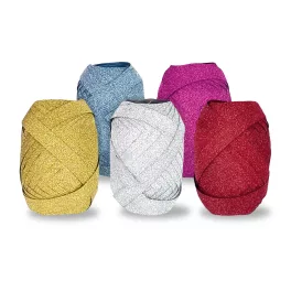   MFP Hordókötöző Szalag 1 cm x 20 m Jumbo Csillámos Vegyes Színek