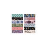 MFP Washi Tape Ragasztószalag 1,5 mm x 3 m Vegyes Színek