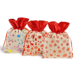 MFP Ajándék Zacskó 13x17 cm Vegyes Minta Textil