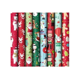 Díszcsomagoló Papír 200x70 Cm Vegyes Minták Tekercses