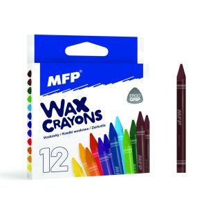 MFP Zsírkréta Készlet Háromszögletű 12 Szín/Készlet