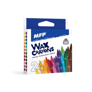 MFP Zsírkréta Készlet Háromszögletű 24 Szín/Készlet