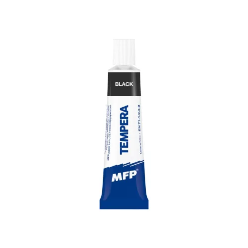 MFP Tempera Tubusos 12 ml Fekete