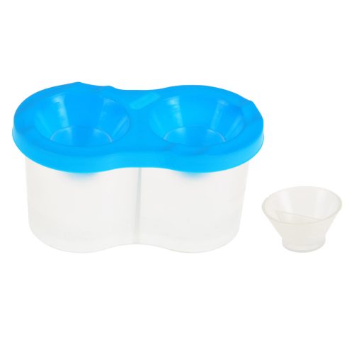 Fedeles Ecsettál Dupla Rekeszes 11x6,5 cm Vegyes Színek