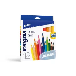   MFP Színesceruza Háromszögletű Készlet 12 Darab/Készlet Jumbo