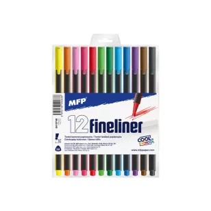 MFP Tűfilc Készlet Háromszögletű 12 Szín/Készlet