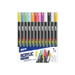 MFP Akril Filctoll Készlet 1 mm 12 Darabos