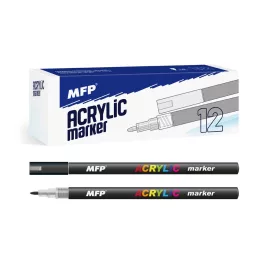MFP Akril Filctoll 1 mm Fekete