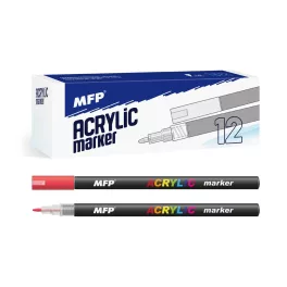MFP Akril Filctoll 1 mm Piros