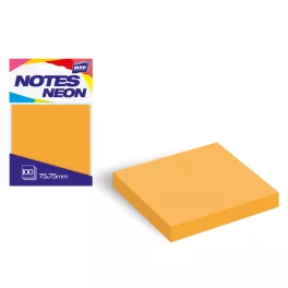 MFP Jegyzettömb Öntapadós 75x75 mm 100 Lap Neon Narancs
