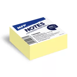   MFP Jegyzettömb Öntapadós 75x75 mm 400 Lap Pasztell Sárga