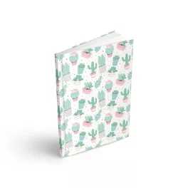 MFP Füzet A/6 100 Lapos Keményfedeles Vonalas Kaktusz