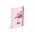 MFP Notesz Gumis 13x18 cm Sima 120 Lapos Flamingó