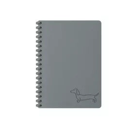 MFP Notesz Spirálos 11 x 15 cm Dark Gray