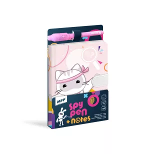   MFP Spy Notes Notesz 13x19 cm Mágneses Záródású Lila Spy Pen Tollal