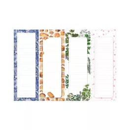   MFP Bevásárlólista Mágneses 8x24 cm 80 Lapos Vegyes Minta