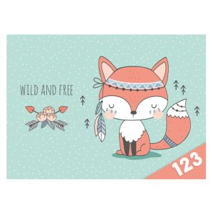 MFP Számtartó Műanyag Róka