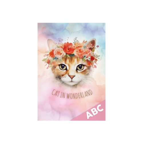 Betűtartó Műanyag Cica