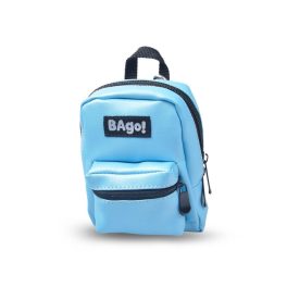 Bago! Mini Hátizsák Metálkék 2 Rekeszes Felakasztható