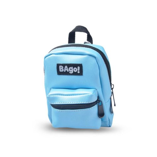 Bago! Mini Hátizsák Metálkék 2 Rekeszes Felakasztható