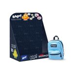 Bago! Mini Hátizsák Metálkék 2 Rekeszes Felakasztható