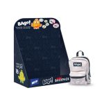 Bago! Mini Hátizsák Pillangó Mintás Pasztell Rózsaszín Vízlepergető