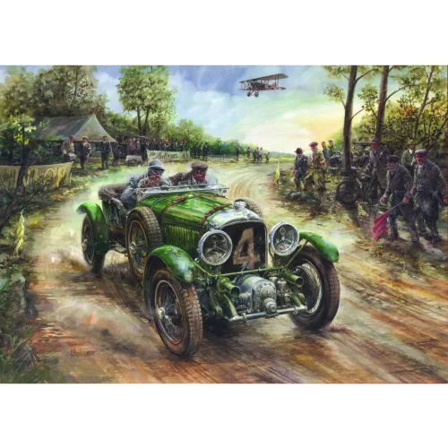 Mapcards 3D Képeslap A/6 Fekvő Bentley 1929