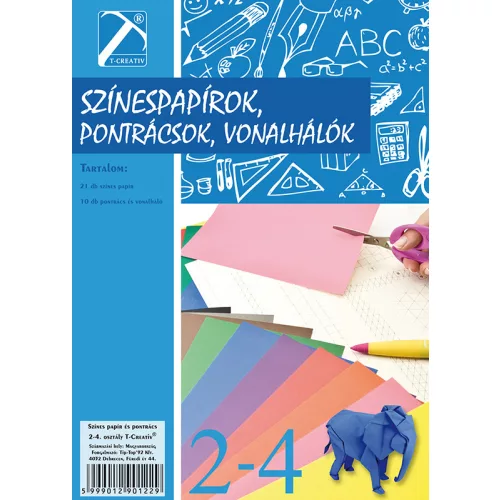T-Creativ Színes Papír és Pontrács II-IV. Osztályos
