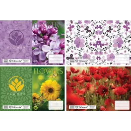 T-Creativ Füzetborító Betétes A/5 Flowers