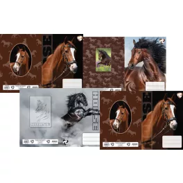 T-Creativ Füzetborító Betétes A/5 Horses