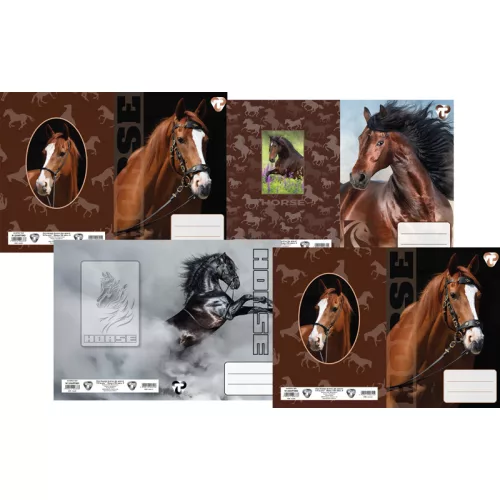 T-Creativ Füzetborító Betétes A/5 Horses