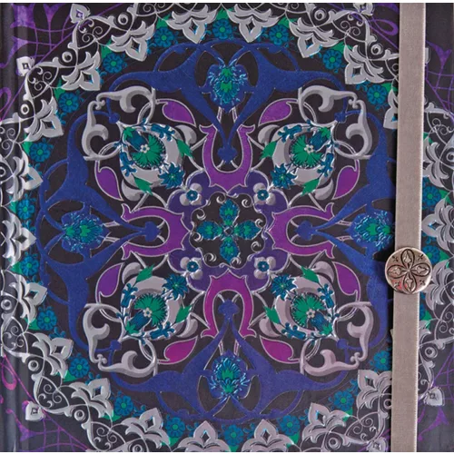 Boncahier Napló Mandalas 18x18 cm Lila