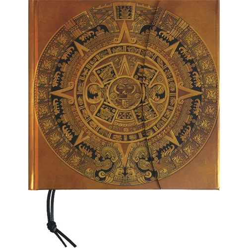 Boncahier Napló Precolombina 18x18 cm Barna