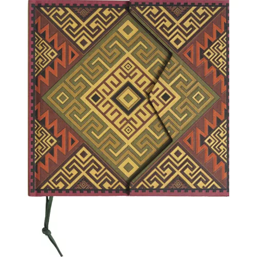 Boncahier Napló Precolombina 18x18 cm Sárga