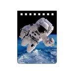 Mapcards 3D Jegyzettömb A/7 Spirálos Rocket Man