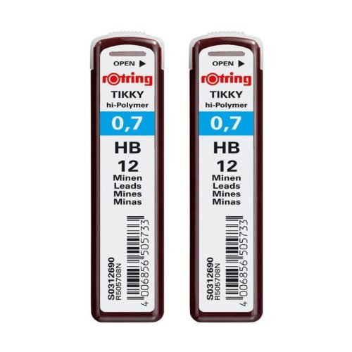 Rotring Tikky Nyomósirón betét 2 Darabos HB 0,7mm