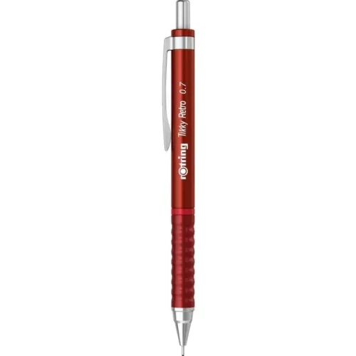 Rotring Nyomósirón 0,7 mm Piros Test Tikky Retro