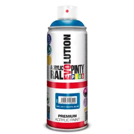   Pinty Plus EVO Akrilfesték Spray 400 ml RAL 5017 Közlekedési Kék