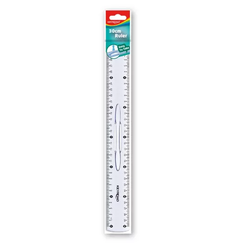 Keyroad Vonalzó 30 cm Fogantyús