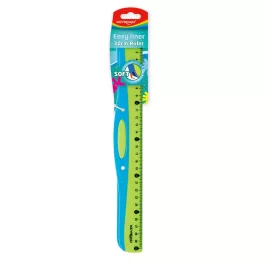   Keyroad Vonalzó Gumibevonatos 30 cm EasyLiner Vegyes Színekben
