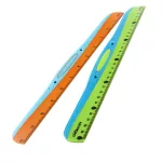 Keyroad Vonalzó Gumibevonatos 30 cm EasyLiner Vegyes Színekben