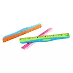 Keyroad Vonalzó Gumibevonatos 30 cm EasyLiner Vegyes Színekben