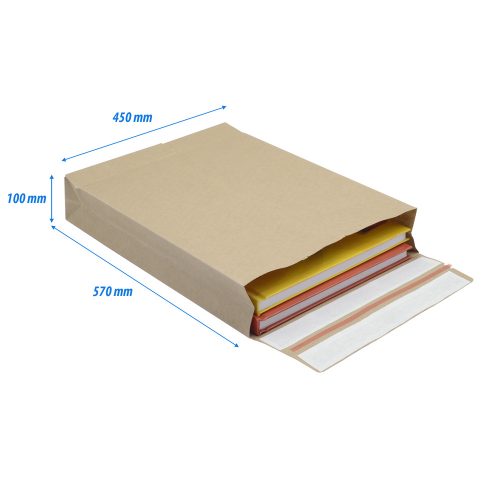 E-Green Csomagküldő Tasak 450X570X100 mm Kraft