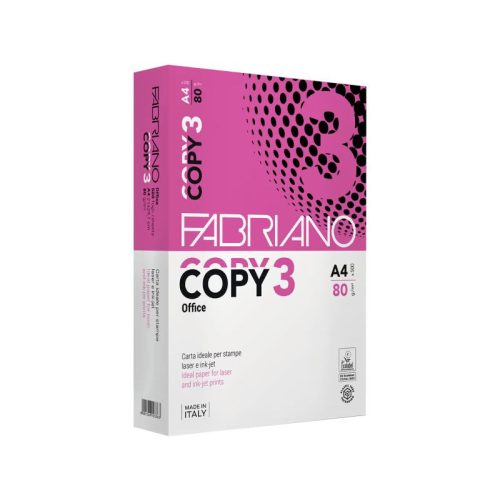 Fabriano Copy 3 Fénymásolópapír A/4 80 Gramm 500 Ív/Csomag