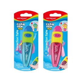   Keyroad Hibajavító Roller Nyomógombos 5 mm x 6 m Vegyes Színekben
