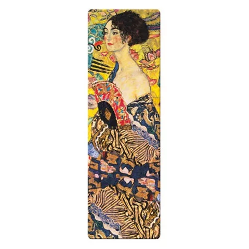 Fridolin Könyvjelző 16x10 cm Gustav Klimt Hölgy Legyezővel
