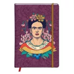 Clairfontaine Notesz A/5 80 Lapos Vonalas Keményfedeles Frida Kahlo Vegyes Minta