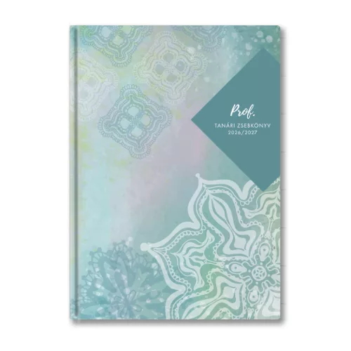 Toptimer Tanári Zsebkönyv A/5 2026-2027 Mandala