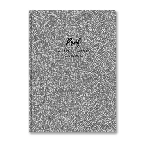 Toptimer Tanári Zsebkönyv A/5 2026-2027 Ezüst