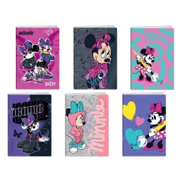   Play Füzet Tűzött A/5 21-50 Vonalas Minnie Mouse Vegyes Mintákban